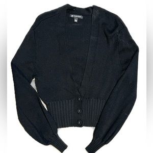 Small, I.N.C, deep V-neck, cropped, two button, cardigan